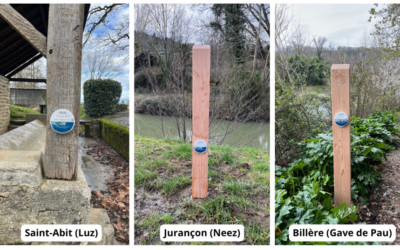 Installation de nouveaux repères de crue